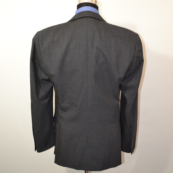 Jos A Bank 41R Sport Coat Blazer Suit Jacket Gray - Picture 4 of 8